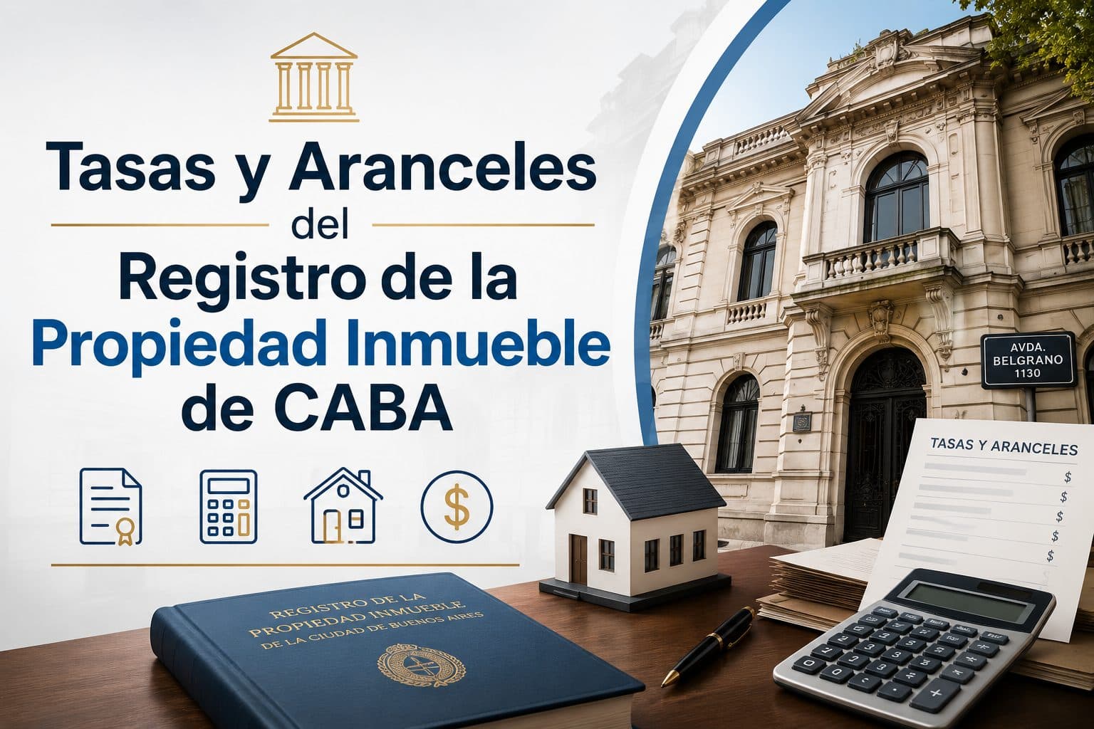 Aranceles del Registro de la Propiedad Inmueble de CABA: Valores Actualizados 2026