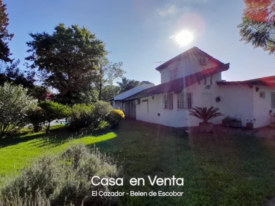 VENTA CASA QUINTA DE 1080m2 EN EL CAZADOR BELEN DE ESCOBAR