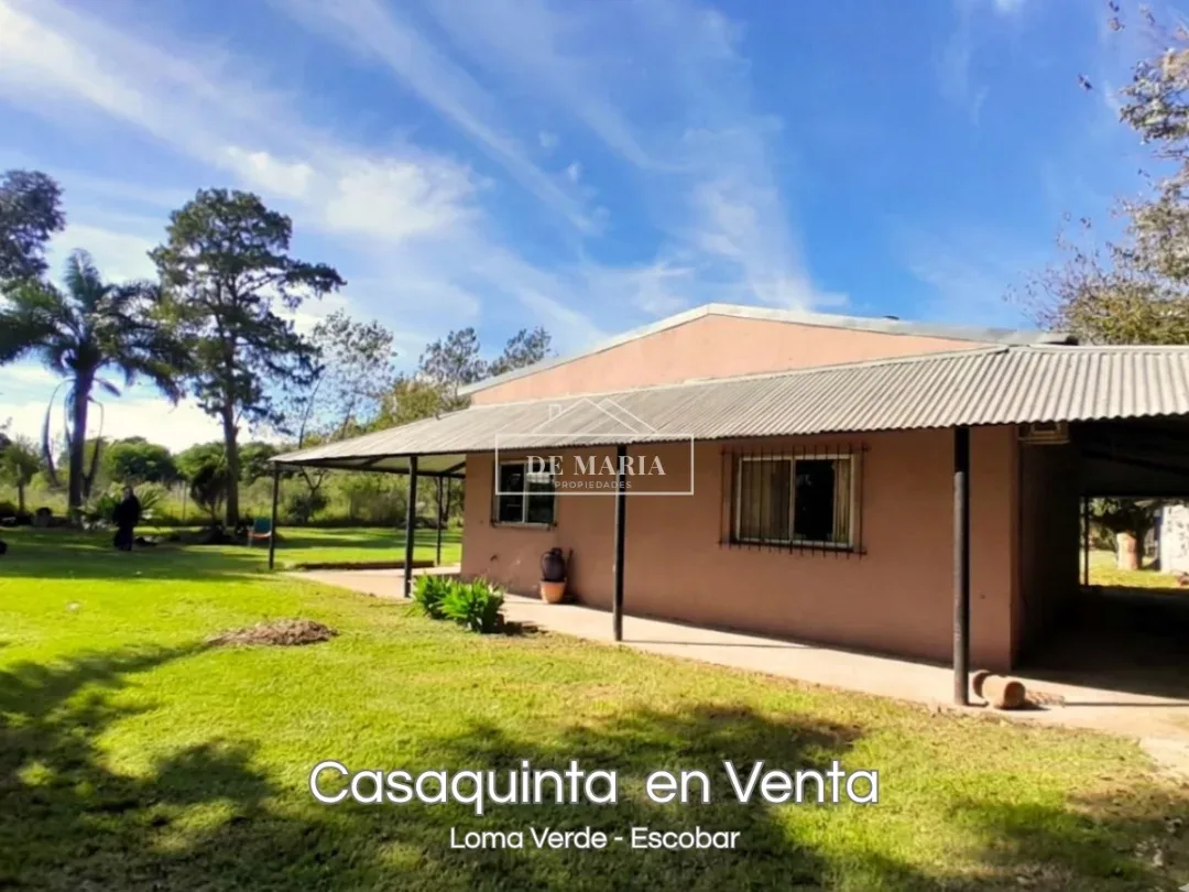 VENTA CASA QUINTA CON PILETA EN LOMA VERDE ESCOBAR