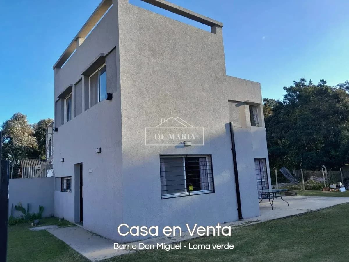 VENTA DE CASA DE 5 AMBIENTES EN BARRIO DON MIGUEL LOMA VERDE ESCOBAR